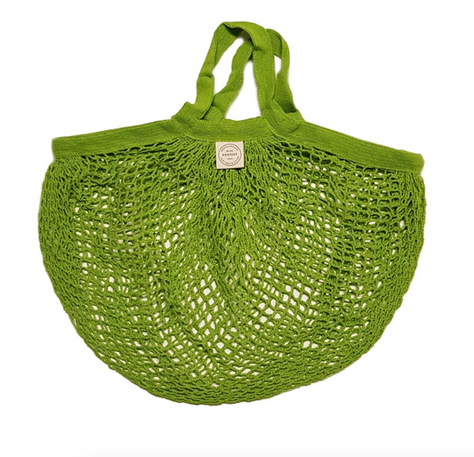 Mesh Bag Green Organic GOTS Cotton