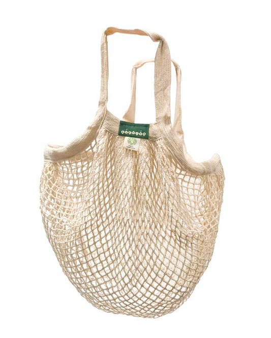 Mesh Bag Natural Organic GOTS Cotton